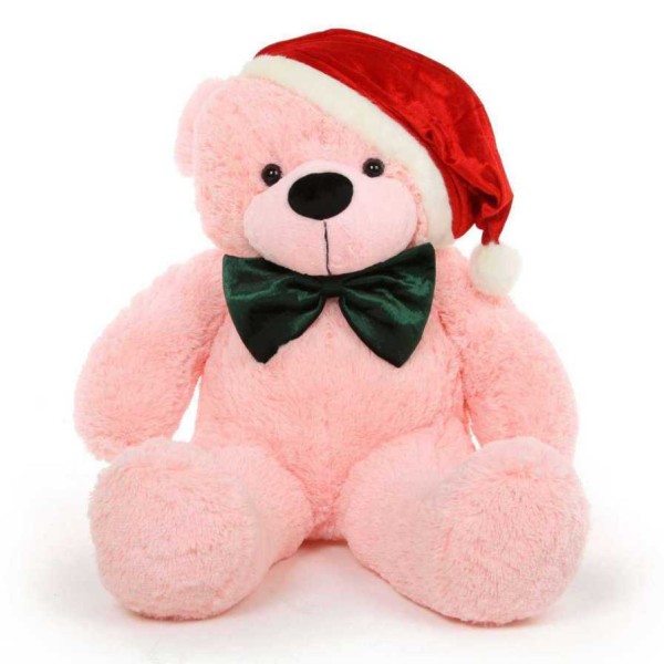 5 Feet Special Christmas Pink Plush Teddy Bear